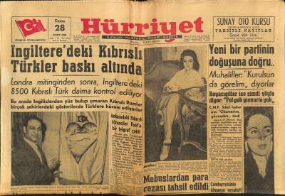 Hürriyet Gazetesi 28 Mart 1958 - Kruşçef Bulganini Başbakanlıktan Attı GZ117875 - 1