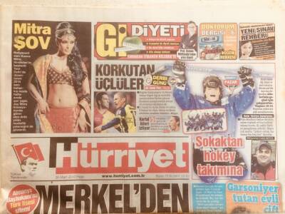 Hürriyet Gazetesi 28 Mart 2010 - Taryyip ErdoğanMerkelden Beklemezdim GZ40081 - 1