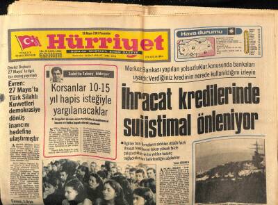 Hürriyet Gazetesi 28 Mayıs 1981 - Uçak Gemisine Uçak Çakıldı 14 Kişi Öldü GZ74320 - 1