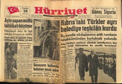 Hürriyet Gazetesi 28 Nisan 1958 - Menderes Korede Türk Tugayını Dün Ziyaret Etti GZ68854 - 2