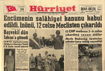 Hürriyet Gazetesi 28 Nisan 1960 - Pakistan Cumhurreisi Eyüp Han İstanbulda GZ93408 - 1