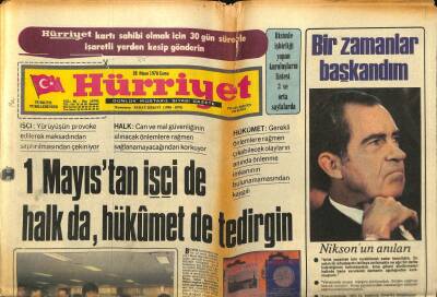 Hürriyet Gazetesi 28 Nisan 1978 - Kapatılan Atom Araştırma Merkezi Açıldı GZ99275 - 1