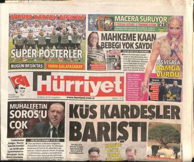 Hürriyet Gazetesi 28 Nisan 2018 - Jennifer Lopez Las Vegasa Damga Vurdu GZ90560 - 1