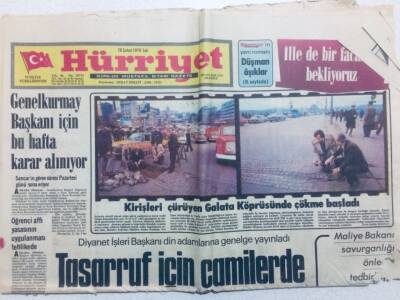 Hürriyet Gazetesi 28 Şubat 1978 - Tasarruf İçin Camilerde Hutbe Okunacak GZ42673 - 1