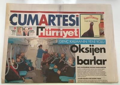 Hürriyet Gazetesi-28 Şubat 2004-Genç Kalmanın Yolu Oksijen-GZ14364 - 1