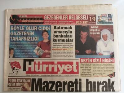 Hürriyet Gazetesi 28 Şubat 2005 Nezin Gizli Nikahı -GZ14533 - 1