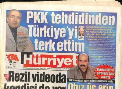 Hürriyet Gazetesi 29 Ağustos 2005 - İsmet Paşa İhtilalci Askerlere Rest Çekti - 33 Erin Ölüm Emrini Öcalan Verdi GZ96786 - 1