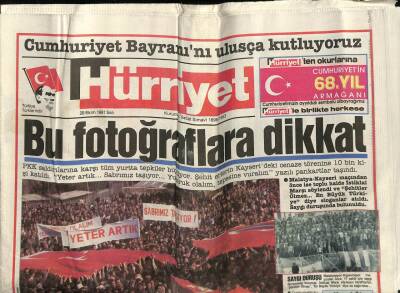 Hürriyet Gazetesi 29 Ekim 1991 - Doğum Günü Hediyesi GZ58009 - 1