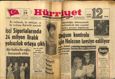 Hürriyet Gazetesi 29 Eylül 1963 - İşçi Sigortalarında 24 Milyon Liralık Yolsuzluk Ortaya Çıktı GZ54992 - 1