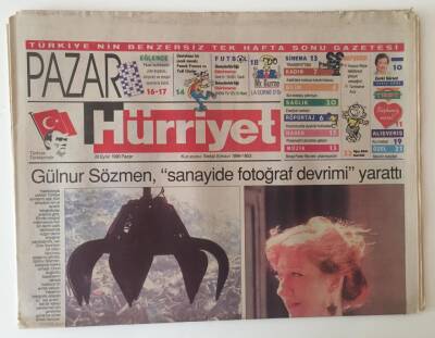 Hürriyet Gazetesi 29 Eylül 1996 - Gülnur Sözmen Sanayide Fotoğraf Devrimi Yarattı GZ11046 - 1