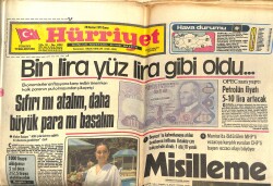 Hürriyet Gazetesi 29 Haziran 1979 - Neşe Karaböcek Yenikapı Gar Gazinosu Afişi - Partilerin Hedefi Artık Ara Seçimler GZ142503 - 1