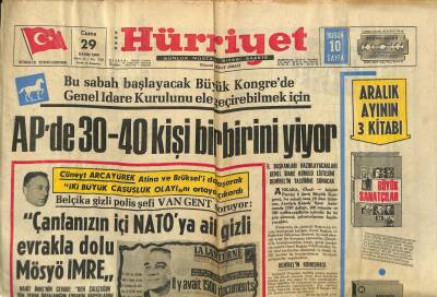 Hürriyet Gazetesi 29 Kasım 1968 - Blaibergi İyileştiren Serumun Alman Mûcidi Türkiyede Yapılacak Nakiller İçin de İlacı Tahsis Edecek GZ117896 - 1