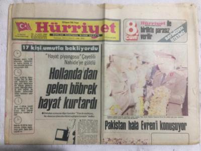 Hürriyet Gazetesi 29 Kasım 1981 - Pakistan Hala Evreni Konuşuyor - GZ19754 - 1