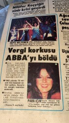 Hürriyet Gazetesi 29 Kasım 1982 - Vergi Korkusu ABBAyı Böldü - Terörün Beyni Bekir Çelenk GZ114715 - 2