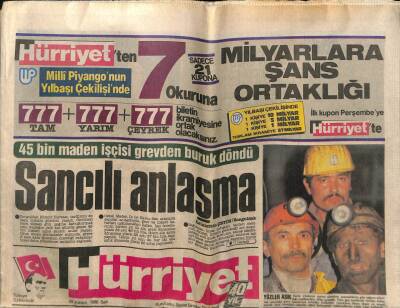 Hürriyet Gazetesi 29 Kasım 1988 - İnsan Ömrü Artıyor,Yüzyıl Yaşayacağız GZ61725 - 2