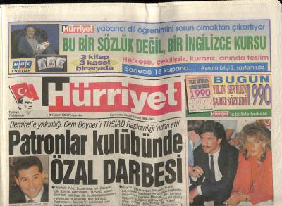 Hürriyet Gazetesi 29 Kasım 1990 - Kenan Kalav İspanyada3 Kilo Eroinle Yakalandı GZ61717 - 2