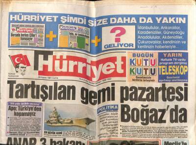 Hürriyet Gazetesi 29 Kasım 1991 - Doğum Günü Hediyesi GZ55401 - 1