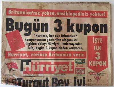 Hürriyet Gazetesi 29 Kasım 1992 - Ahu Tuğba Doğum Yaptı Kızının Adıda Ahu , Turgut Özaı Kardeşi Korkut Özala Sorduk GZ16157 - 2
