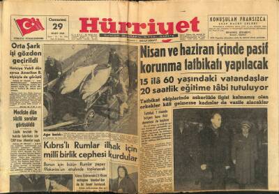 Hürriyet Gazetesi 29 Mart 1958 - Margaret Townsendi Bırakıp Hamburga Gitti GZ117876 - 1