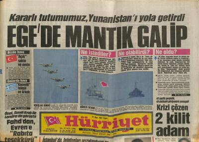 Hürriyet Gazetesi 29 Mart 1987 - Evren , Basın ı Kabul Etti GZ62343 - 2