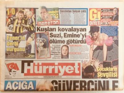 Hürriyet Gazetesi 29 Mart 2010 - Merkel Bugün Ankarada Güvercinle Geliyor GZ40074 - 1