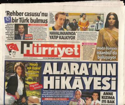 Hürriyet Gazetesi 29 Mart 2018 - Gökçeadanın Taşı Toprağı Altın GZ84603 - 1