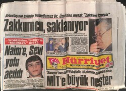 Hürriyet Gazetesi 29 Mayıs 1988 - Fenerbahçe Turu Gazinoda Kutladı, Bülent Ersoy - Naim'e Seul Yolu Açıldı - Oyuncuları Bir Bir Ölüyor: Lanetli Film GZ143321 - 1