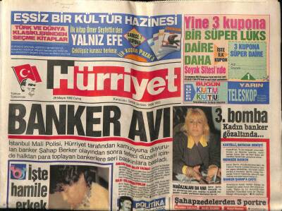 Hürriyet Gazetesi 29 Mayıs 1992 - Ümit Köprüsü Açıldı,Nahçıvana Pasaportsuz Gezi GZ61718 - 1