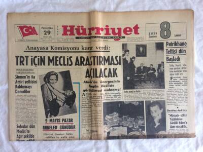 Hürriyet Gazetesi 29 Nisan 1965 - Bir Lübnanlı Dün 865 Bin Lira Kaçırırken Yakalandı GZ73517 - 1