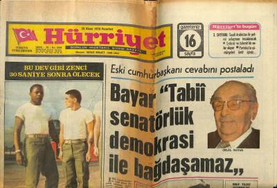 Hürriyet Gazetesi 29 Nisan 1974 - Fenerbahçe Ağır Faturayı Ödedi 1 - 1 GZ55011 - 1
