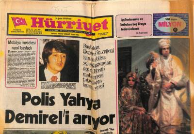 Hürriyet Gazetesi 29 Şubat 1976 - Şark Prensesi Ajda Pekkan Fransızları Büyüledi GZ76297 - 1
