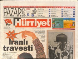 Hürriyet Gazetesi 29 Temmuz 2001 - Mehran Şerif: Şehvet Adamları Örgütünün Lideriydim - Tarkan Bizim İçin Numunedir GZ2899 - Gökçekoleksiyon