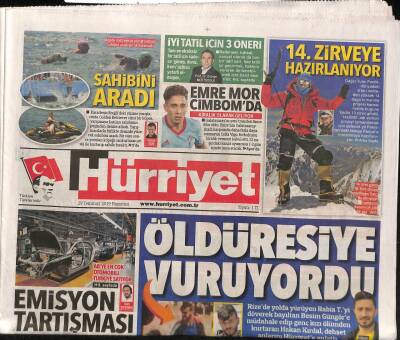 Hürriyet Gazetesi 29 Temmuz 2019 - Putin Denizaltı Batığına Daldı GZ84336 - 1