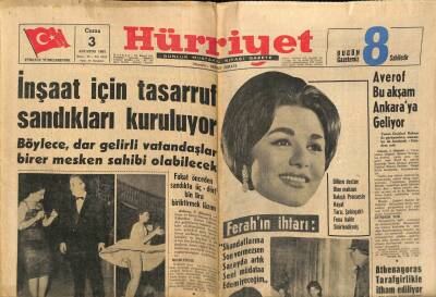 Hürriyet Gazetesi 3 Ağustos 1962 - John Charlesin Bugüne Kadar 25 Bin Plağı Satıldı GZ72580 - 1