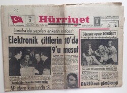 Hürriyet Gazetesi 3 Aralık 1968- Ap Genel İdare Kurulundaki İtirazlar GZ6354 - 1