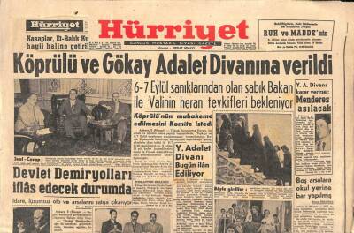 Hürriyet Gazetesi 3 Ekim 1960 - Hükümet İnönünün Eskişehire Gelişine Çok Ehemmiyet Veriyordu GZ92050 - 1