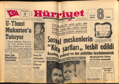 Hürriyet Gazetesi 3 Ekim 1964 - Ahmet Tekçenin Yaşaması İçin Bir Ümit Belirdi GZ81917 - 1
