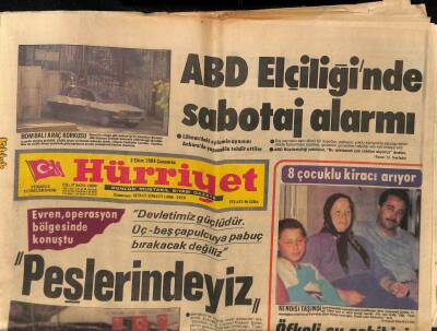 Hürriyet Gazetesi 3 Ekim 1984 - Liz Taylorun Gözlerinde Menekşeler Açtı GZ80867 - 1