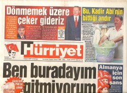 Hürriyet Gazetesi 3 Eylül 2005 - Bu Kadir Abi'nin Bittiği Andır - Beyonce Bomba Gibi GZ3422 - Gökçekoleksiyon
