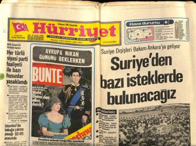 Hürriyet Gazetesi 3 Haziran 1981 - Büyük Maksim Gazinosu Emel Sayın Afişi GZ69425 - 4