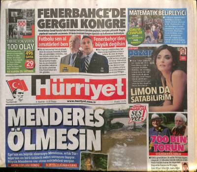 Hürriyet Gazetesi 3 Haziran 2018 - TEMA Gönüllüleri 26 Yılda 700 Bin Kişiye Ulaşarak 12 Ülkeden Büyük Nüfusa Erişti GZ125637 - 1