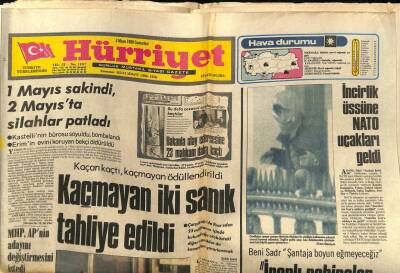 Hürriyet Gazetesi 3 Mayıs 1980 - Muazzez Abacı Ve Heybetli Cezaevinde Evlendiler GZ69374 - 3