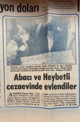 Hürriyet Gazetesi 3 Mayıs 1980 - Muazzez Abacı Ve Heybetli Cezaevinde Evlendiler GZ69374 - 4