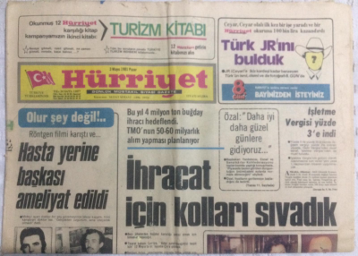 Hürriyet Gazetesi 3 Mayıs 1981 - Kayıp Banker Eşini Haberi Yokken Boşamış - GZ19764 - 1