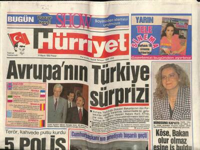 Hürriyet Gazetesi 3 Mayıs 1992 - Türkmen Doğalgazını Avrupaya Taşıyacağız GZ62317 - 2