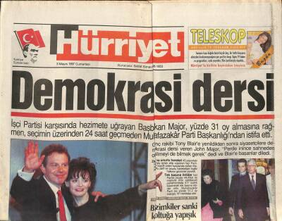 Hürriyet Gazetesi 3 Mayıs 1997 - MİG-29ların Sırları Türkiyenin Elinde - Askerler , Çillere Mesaj Yolladı Mı ? GZ96775 - 1