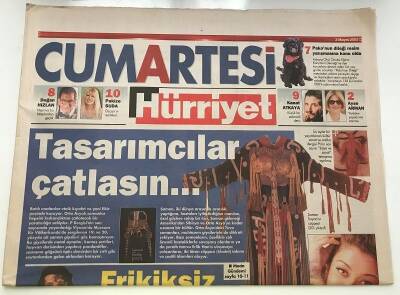 Hürriyet Gazetesi-3 Mayıs 2003 Tasarımcıları Çatlatan Orta Asyalı Şamanlar-GZ14371 - 1