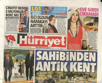 Hürriyet Gazetesi 3 Mayıs 2018 - Muğladaki 2500 Yıllık Antik Kent Sahibinden Satılık GZ84914 - 1