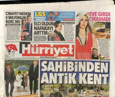 Hürriyet Gazetesi 3 Mayıs 2018 - Taç Mahal Giderek Yeşeriyor GZ84913 - 1