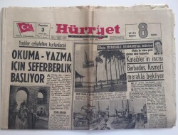 Hürriyet Gazetesi 3 Ocak 1966-Okuma -Yazma İçin Seferberlik Başlıyor GZ6210 - 2